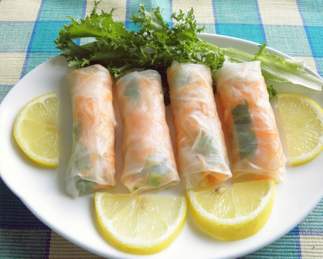 Vietnamese Fresh Vegetarian Spring Roll