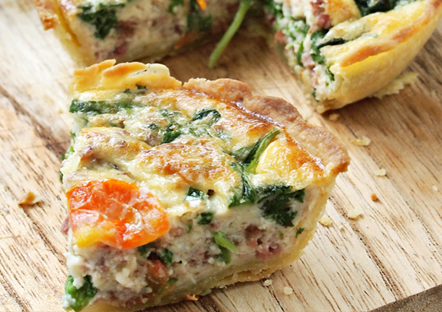 Green Curry Quiche