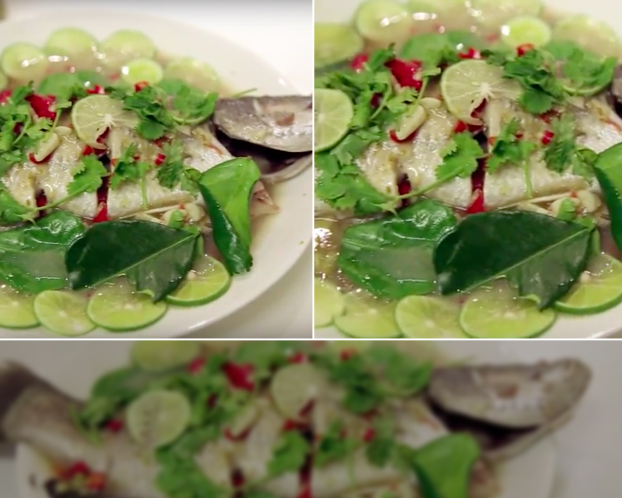 Steamed Barramundi with Lime