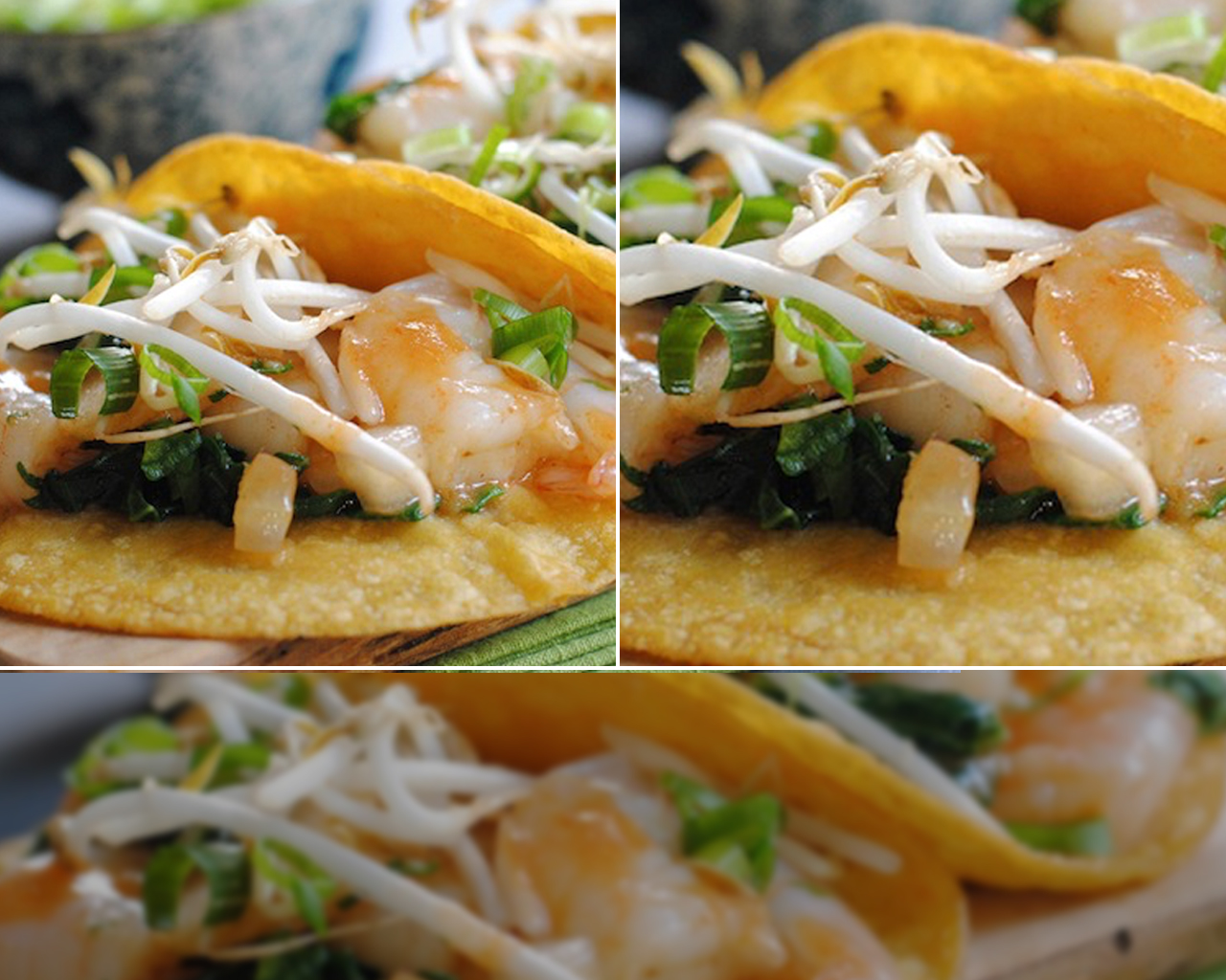 Thai Ginger-Lemongrass Shrimp Tacos