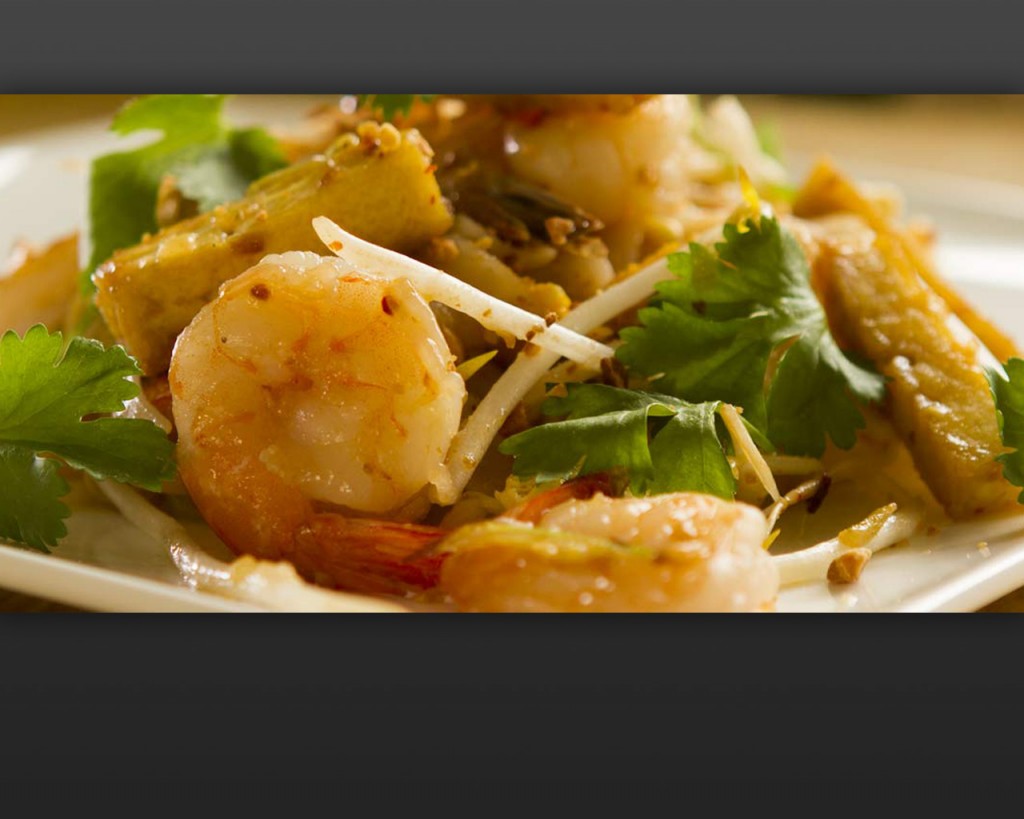 Pad Thai Noodles with Shrimp