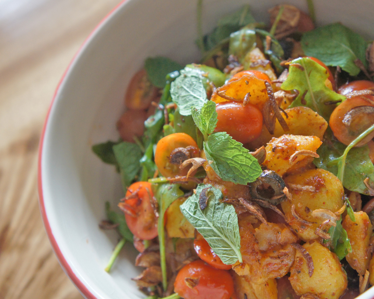 WorldPlatter – brought to you by WORLDFOODSWarm Potato Salad